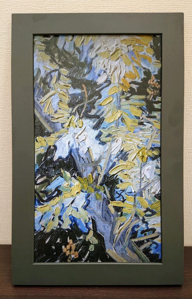 Meuralでゴッホ『アカシアの花咲く枝』を飾った画像